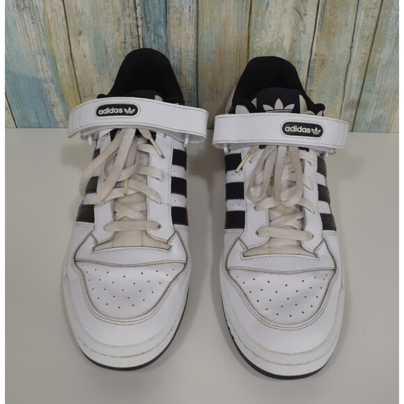 Adidas Forum Low Men's Size 13 Shoes Cloud White/Core Black FY7757 - Picture 4 of 10